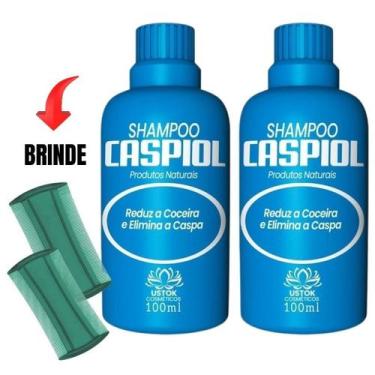 Imagem de Shampoo Anti-caspa Limpa Couro Cabeludo Piolho Lêndeas C/2 - USTOK COS