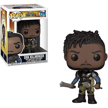 Imagem de Boneco Funko Pop Marvel Black Panther - Erik Killmonger Funko Pop Na