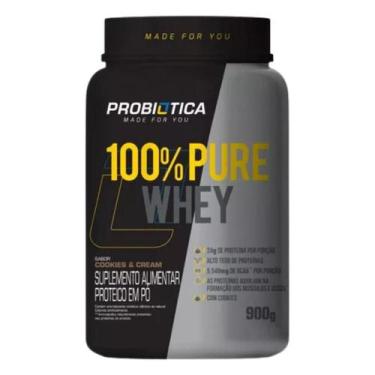 Imagem de Whey Protein 100% Pure 900g Pote - Probiotica - Probiótica, COOKIES AN