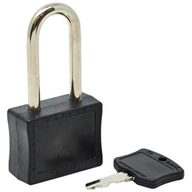 Imagem de Cadeado para Bloqueio 35mm com Haste Longa 50mm Preto Papaiz