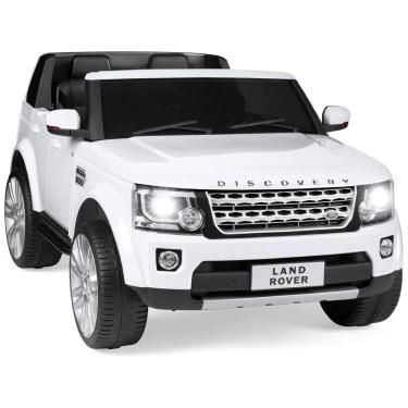 Imagem de Carro Elétrico Infantil 2 Assentos com Controle Remoto e MP3, Bateria 12V, Best Choice, Branco