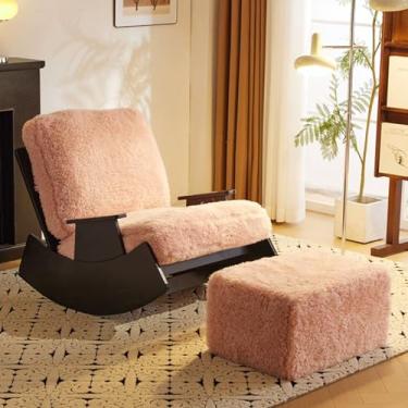 Imagem de UISLA Balancim de balanço reclinável individual casual espreguiçadeira almofada para sala de estar quarto macio