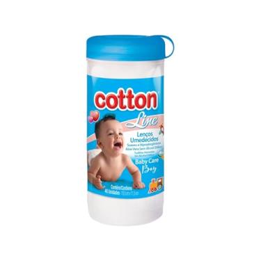 Imagem de Lenços Umedecidos Baby Care Boy Cotton Line 40un