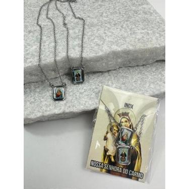 Imagem de Escapulário Nossa São Bento - Aço Inox - 01 Unidade - no-brand