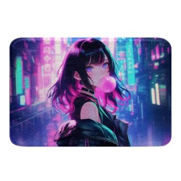 Imagem de Erosebridal Tapetes de anime para meninas, tapetes de banheiro kawaii, anime japonês, para crianças, meninos, adolescentes, adultos, mulheres, desenho animado, mangá, meninas, tapete de banho 40 x 61