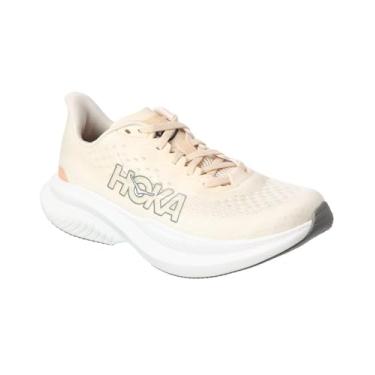 Imagem de HOKA Tênis feminino Mach 6, Eggnog/Vanilla, 9 Wide