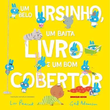 Imagem de Um Belo Ursinho, Um Baita Livro e Um Bom Cobertor