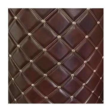 Imagem de Revestimento de espuma de vinil de couro sintético acolchoado de PVC - automotivo, forro de cabeça, estofamento de móveis, projetos DIY, decoração de casa, almofada de linho, tecido de lona traseira