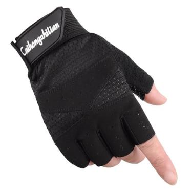 Imagem de Luvas de treino para homens e mulheres, luvas de exercício para levantamento de peso, ciclismo, academia, treinamento, respiráveis e ajuste confortável