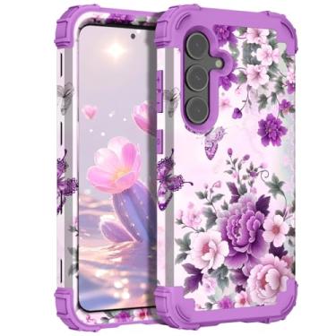 Imagem de TEECOVER Capa para Samsung Galaxy S24 Plus, resistente à prova de choque, proteção total de plástico rígido + capa protetora de borracha de silicone macio para Galaxy S24 Plus de 6,7 polegadas