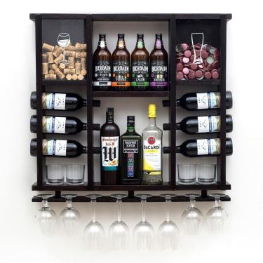 Imagem de Adega / Barzinho Delenha Decor Porta Taça, Rolha E Tampinha