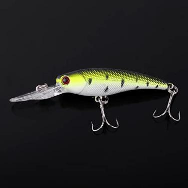 Imagem de Cryfokt Conjunto de Iscas de Pesca Com 10 Peças, Ação de Natação Realista, Cores Brilhantes para Atrair Peixes, Acessório de Caixa de Equipamento Ideal para Pescadores, Adequado para Pesca Em água