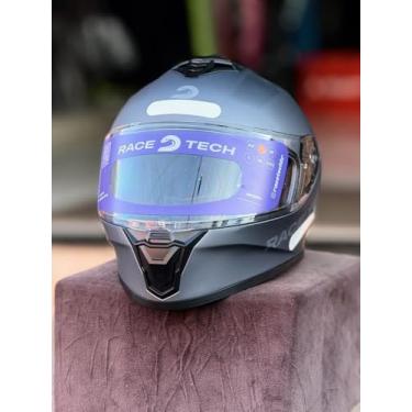 Imagem de CAPACETE RACE TECH SECTOR MONOCOLOR (Preto Fosco - Prata, 59 - 60)