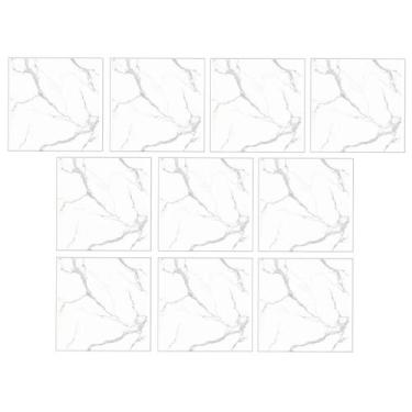 Imagem de Placa Adesiva Marmore 3D Kit 10 uni Papel de Parede Autocolante Obra R