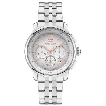 Imagem de Relógio Technos Masculino Grandtech Prata - Js25bcp-1k