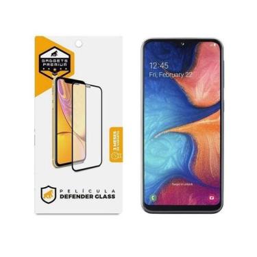 Imagem de Película Defender Glass Galaxy A20 - Preta - Gshield