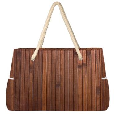 Imagem de hongjinglin Bolsa de praia grande, leve, dobrável, amarela, mármore, abstrata, para piscina, bolsa de ombro, Cor 4, Large