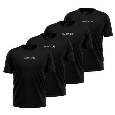 Imagem de Kit 4 Camisetas Dry Alpha Co Masculina-Masculino