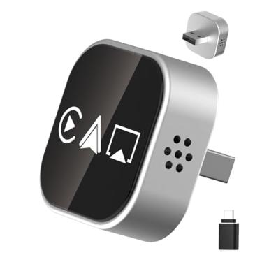 Imagem de BLESSOURCE Adaptador sem fio CarPlay, compatível com CarPlay + Android Auto
