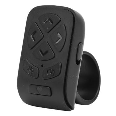 Imagem de SUNGOOYUE Anel de Rolagem, Sem Fio Com Rolagem de Página de Aplicativo Remoto Obturador de Câmera Ergonômico para Tablet de Celular Com Bateria Longa para Câmera de Telefone (Preta)
