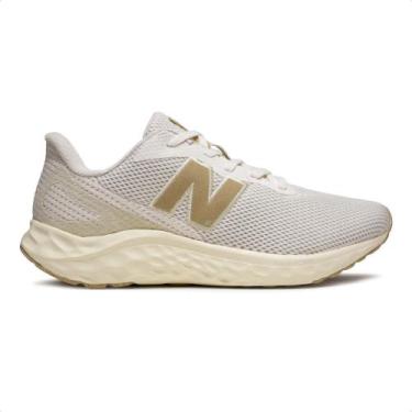 Imagem de Tênis New Balance Fresh Foam Arishi V4 Feminino, 36, Bege, Bege