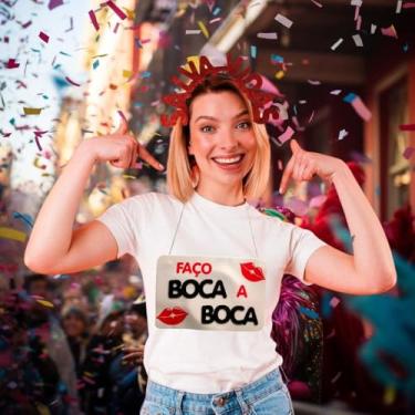 Imagem de Fantasia Carnaval Plaquinha Kit Salva Vidas Com Tiara