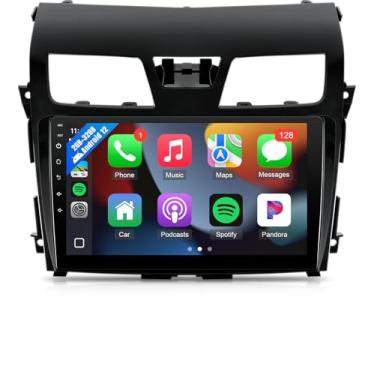 Imagem de Leadfan Estéreo automotivo para Nissan Altima Teana 2013-2015 substituição de rádio com carro sem fio CarPlay Android Auto, tela sensível ao toque de 10,1 polegadas integrada, Bluetooth, navegação GPS