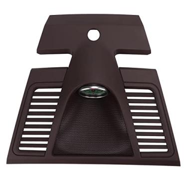 Imagem de Semme Guarnição da Tampa do Painel de Instrumentos do Dash Clock Com Substituição do Cronômetro para 2010 2016 OEM 970 552 151 01 7X0 Marsala Red ABS Dash Bezel Upgrade (medidor verde)