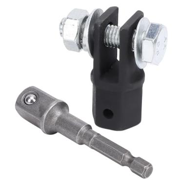Imagem de aqxreight Conjunto de 2 Peças de Adaptador de Tomada de Tesoura para Carro de Aço CRV Adaptador de Tomada de Tesoura para Unidade de 1/2 Polegada ou Chave de Impacto Impacto de Polegada que Aceita