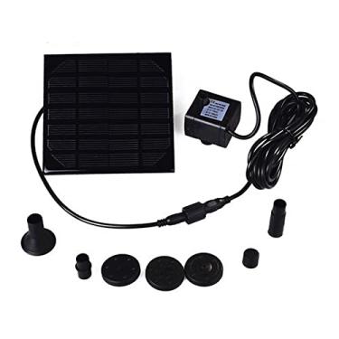Imagem de Bomba de Água Solar 1 2W Fontana Jardim Lagoa Aspersor Aspersores Decoração