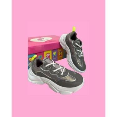 Imagem de TENIS PAMPILI 575 WINNIE CINZA ASFALTO SINT-Feminino