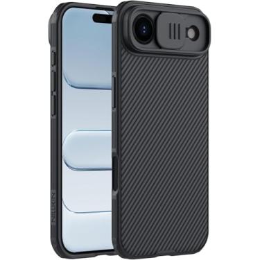 Imagem de Capa Anti Impacto Nillkin Modelo Camshield Pro Compatível com iPhone 17 Air (Preto)