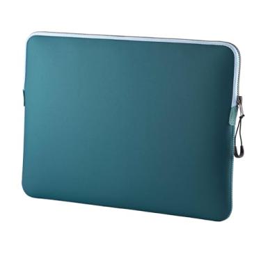 Imagem de OneJoy Capa para laptop de 14 polegadas, capa de neoprene para laptop de 33 polegadas, bolsa de transporte para tablet, bolso resistente à água, bolso para notebook com suporte para lápis