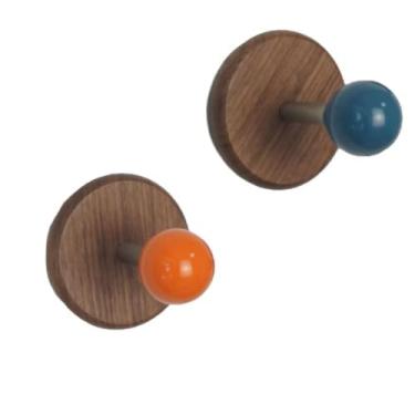 Imagem de 2 ganchos magnéticos coloridos, ganchos magnéticos resistentes, ganchos magnéticos fortes de neodímio, cabide magnético para geladeira, porta de metal, armário para pendurar toalha, casaco, bolsa