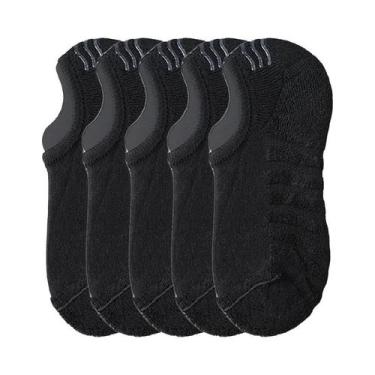Imagem de Meias De Algodão Para Homens, 5 Pares, Respirável, Antiderrapante, Cas