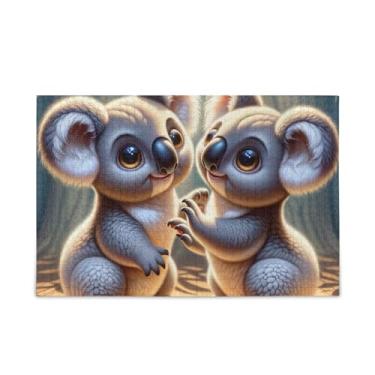 Imagem de Quebra-cabeça com dois ursos coalas, 500 peças, quebra-cabeça para casa, arte de parede para adultos e adolescentes