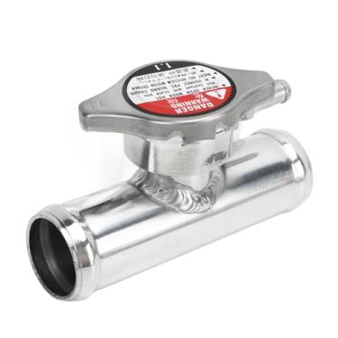 Imagem de Estink Pescoço de Enchimento de Líquido de Arrefecimento do Radiador 1-1/4 pol. Pescoço de Enchimento para Mangueira de Radiador Em Linha Alumínio Tampa de Em Linha Soldada a