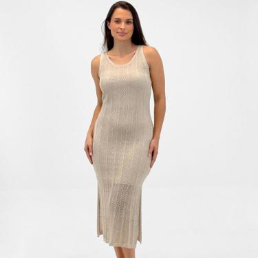 Imagem de Vestido Via Tricot Midi Regata em Tricot Feminino-Feminino