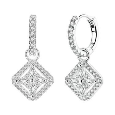 Imagem de Brinco original 925 prata esterlina cereja arco pendientes para mulher