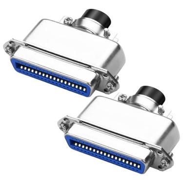 Imagem de MEIRIYFA Adaptador de cabo de fita plana CN 36 pinos IDC fêmea, 2 unidades CN36 IDC 36 pinos macho Centronics conector adaptador para impressora (fêmea)