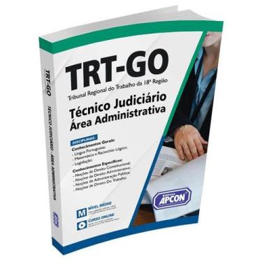 Imagem de Apostila TRT-GO 2022 - Técnico Judiciário - Área Administrativa - APCO