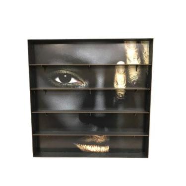 Imagem de Expositor Porta Esmaltes Organizador Fundo Decorativo - Mdf Store