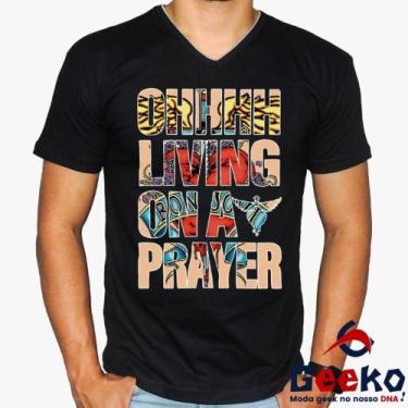 Imagem de Camiseta Bon Jovi 100% Algodão Ohhhh Living on a Prayer Rock Geeko, Pr