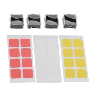 Imagem de aqxreight Tampas Transparentes de Camada Dupla, Adesivos Removíveis Diy, Substituição de Teclado Mecânico para Teclados Tipo Cruzado (BLACK)