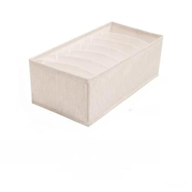 Imagem de Caixa para guardar lingerie Guarda-roupa para dobrar meias e sutiãs Divisórias para gavetas de roupa(7 Divisórias (SNH-G7),3 unidades)