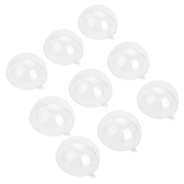 Imagem de Generic Conjunto de Bolas de Ornamento Preenchíveis Transparentes DIY Com 20 Bolas Reutilizáveis ​​de Plástico Premium para Decoração de Natal (5mm)