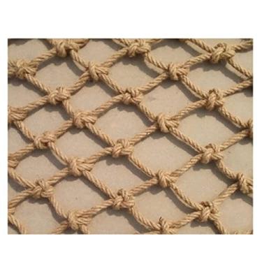 Imagem de Rede de escalada para crianças, rede de segurança para casa da árvore, rede de cerca de balanço, corda para escada, reboque de caminhão, rede de carga resistente (cor: 10 mm x 12 cm, tamanho: 2 x 5 m