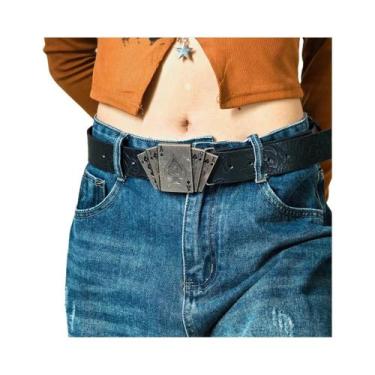 Imagem de Cinto Masculino Estilo Retrô Boêmio Moda Punk Rock Y2K Para Calças E J