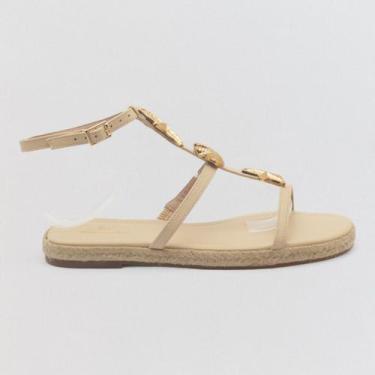 Imagem de Sandália Sapato da Corte Flatform Baixíssimo Corda Fundo do Mar, S off