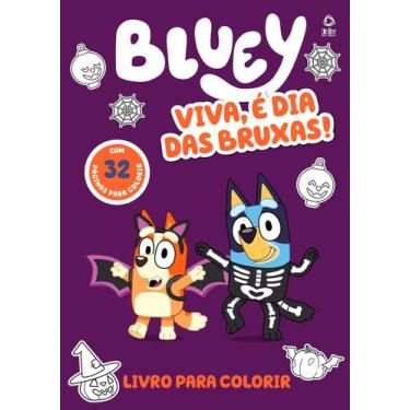 Imagem de Livro - Bluey Eba, é dia das bruxas! Livro para Colorir